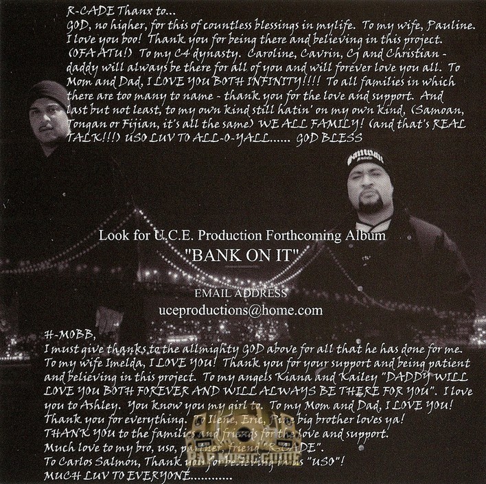 Uce Duce - Bank On It: CD | Rap Music Guide